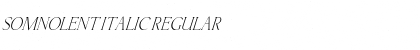 Download Somnolent Italic Font Download Somnolent Italic Font