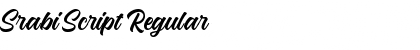 Srabi Script Font