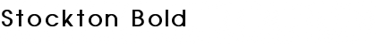 Stockton Bold Font