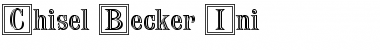 Chisel Becker Ini Regular Font