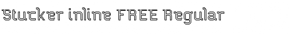 Stucker inline FREE Font