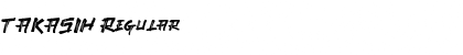 Download TAKASIH Font