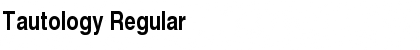 Download Tautology Font Download Tautology Font