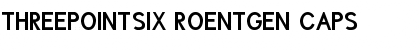 ThreePointSix Roentgen Font