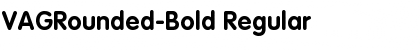 VAGRounded-Bold Regular Font