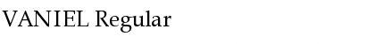 VANIEL Font