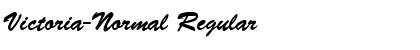 Victoria-Normal Regular Font