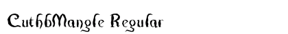 CuthbMangle Regular preview