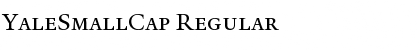 YaleSmallCap Regular Font