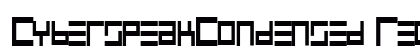 CyberspeakCondensed Regular preview