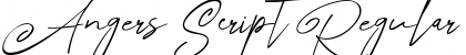 Angers Script Font