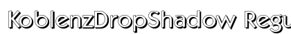KoblenzDropShadow Regular Preview
