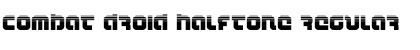 Combat Droid Halftone Regular Font