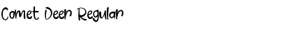 Comet Deer Font