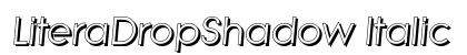 LiteraDropShadow Italic preview