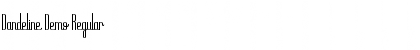 Download Dandeline Demo Font Download Dandeline Demo Font