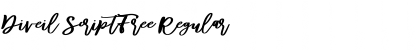 Diveil ScriptFree Font