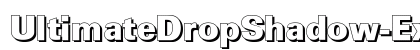 UltimateDropShadow-ExtraBold Regular preview