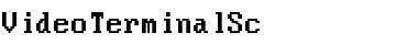 VideoTerminalSc Regular Font