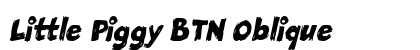 Little Piggy BTN Oblique preview