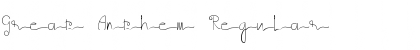 Great Anthem Font