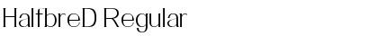 HalfbreD Regular Font