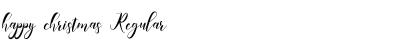 happy christmas Font