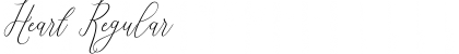 Heart Regular Font Heart Regular Font