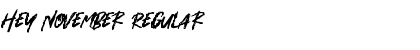 Download Hey November Font Download Hey November Font