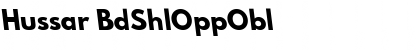 Hussar BdShlOppObl Font Hussar BdShlOppObl Font