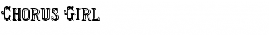 Download Chorus Girl Font Download Chorus Girl Font