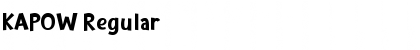 Download KAPOW Font Download KAPOW Font