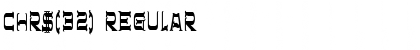 CHR$(32) Regular Font