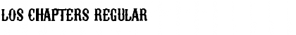 Los Chapters Font