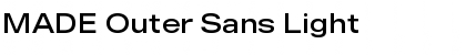 MADE Outer Sans Font