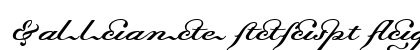 Dalliance Script Ligatures Script Ligatures Preview
