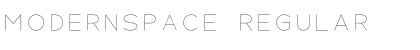 MODERNSPACE Font