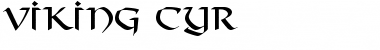 Viking Cyr Regular Font