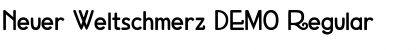 Download Neuer Weltschmerz DEMO Font