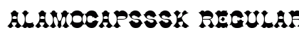 AlamoCapsSSK Regular preview