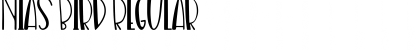Nias Bird Font