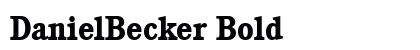 DanielBecker Bold preview