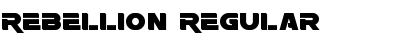 Rebellion Regular Font