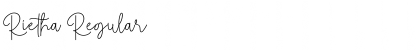 Download Rietha Font Download Rietha Font