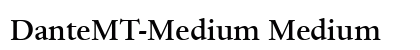 DanteMT-Medium Medium preview