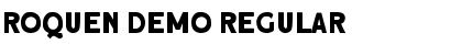 Roquen DEMO Regular Font