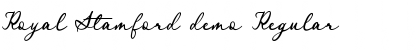 Download Royal Stamford demo Font Download Royal Stamford demo Font