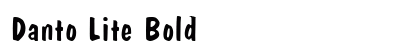 Danto Lite Bold preview