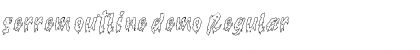 serrem outline demo Font