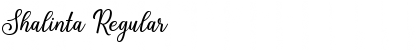 Shalinta Font